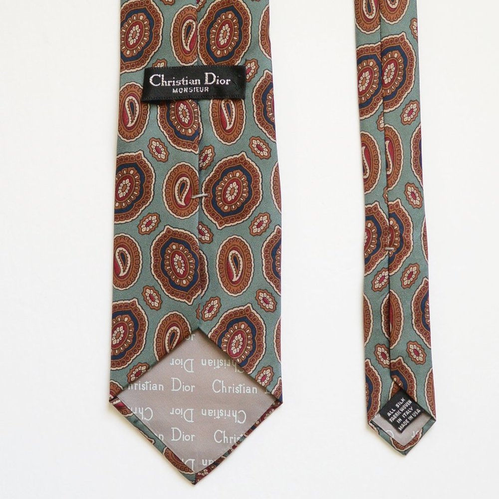 DIOR - Retro Paisley Tie